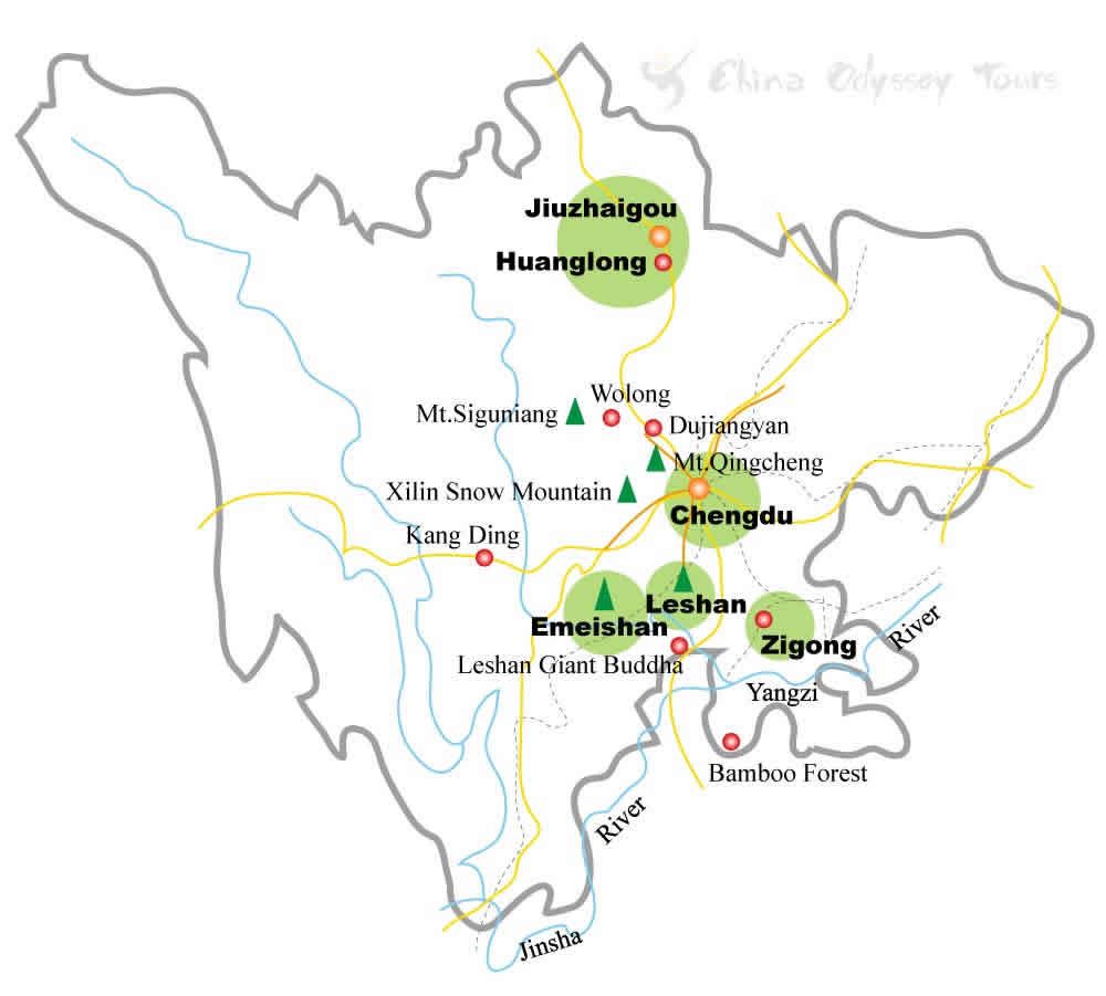 chengdu region carte